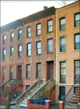 Great Investment 3 Family In Prime Location Clinton Hill- Close To Steiner Studios; 2 Over 3 Over 3 Full Finished Basement, Backyard.