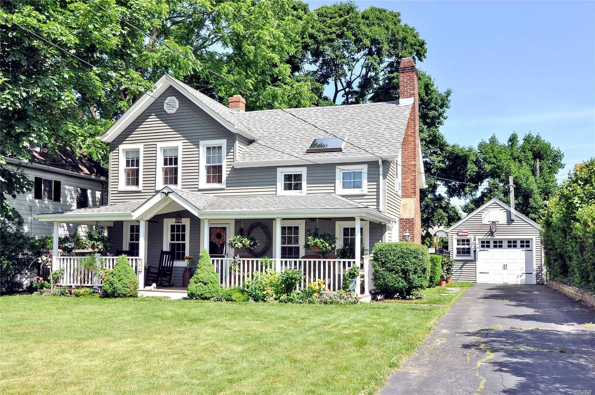 Colonial With Beautifully Updated Appointments Inside & Out.