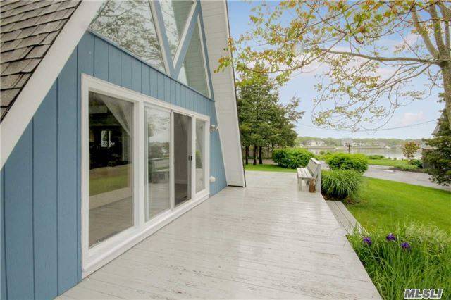 Water View Property With Private Deeded Right Of Way To Beautiful Shinnecock Bay Beach.