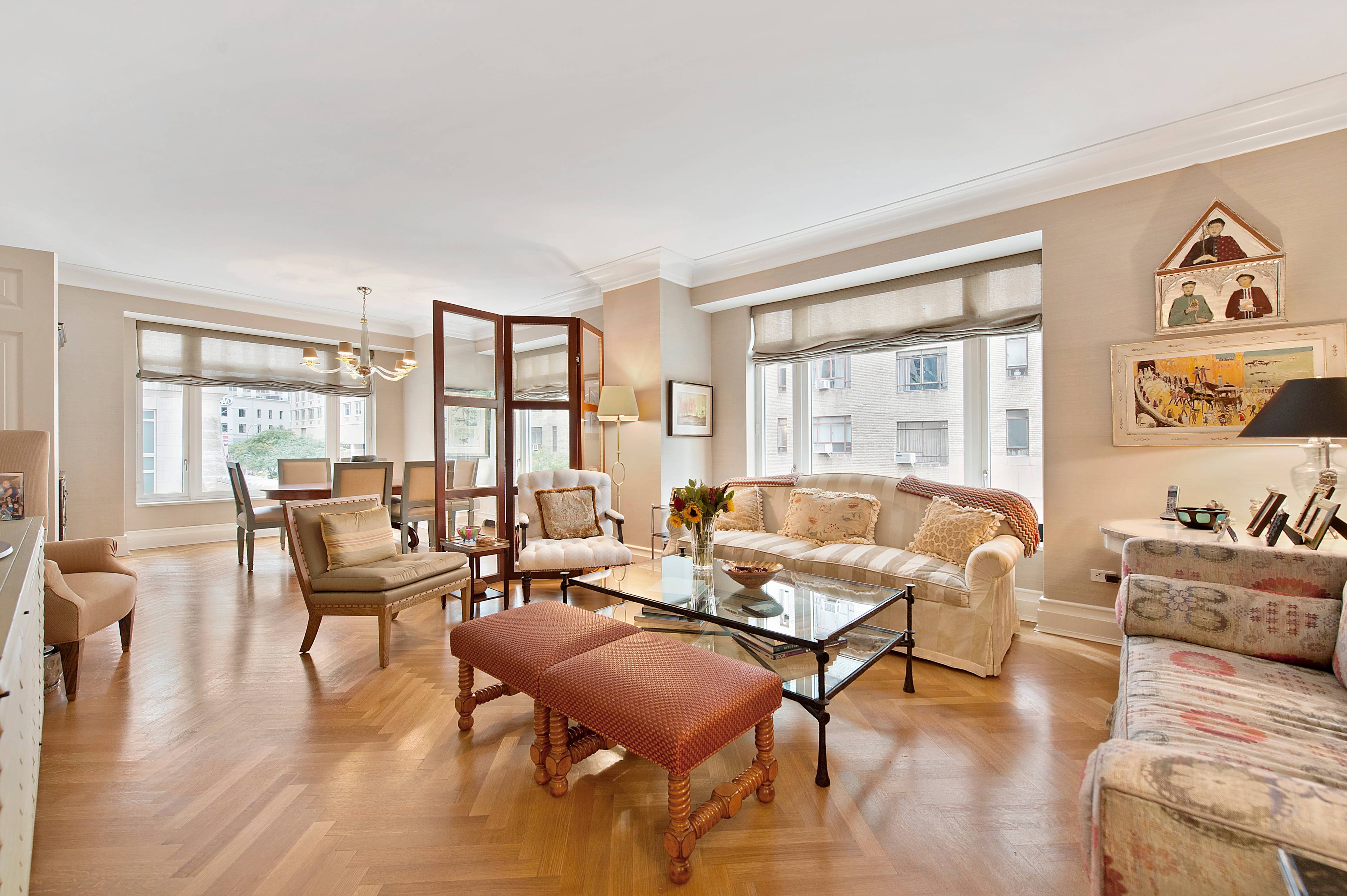 Quiet, Private Corner Two Bedroom in 15 CPW's House