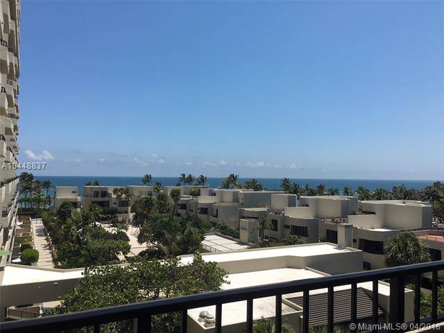 Outstanding ocean view from this one bedroom apartment in luxurious Tidemark in Key Biscayne