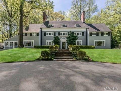 This Stately 6 Bedroom Colonial Is Serenely Sited High Above Old Tappan Road On 2.
