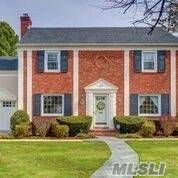 Pristine Brick Colonial In Desirable Mott Section Offers Spacious Living Space.