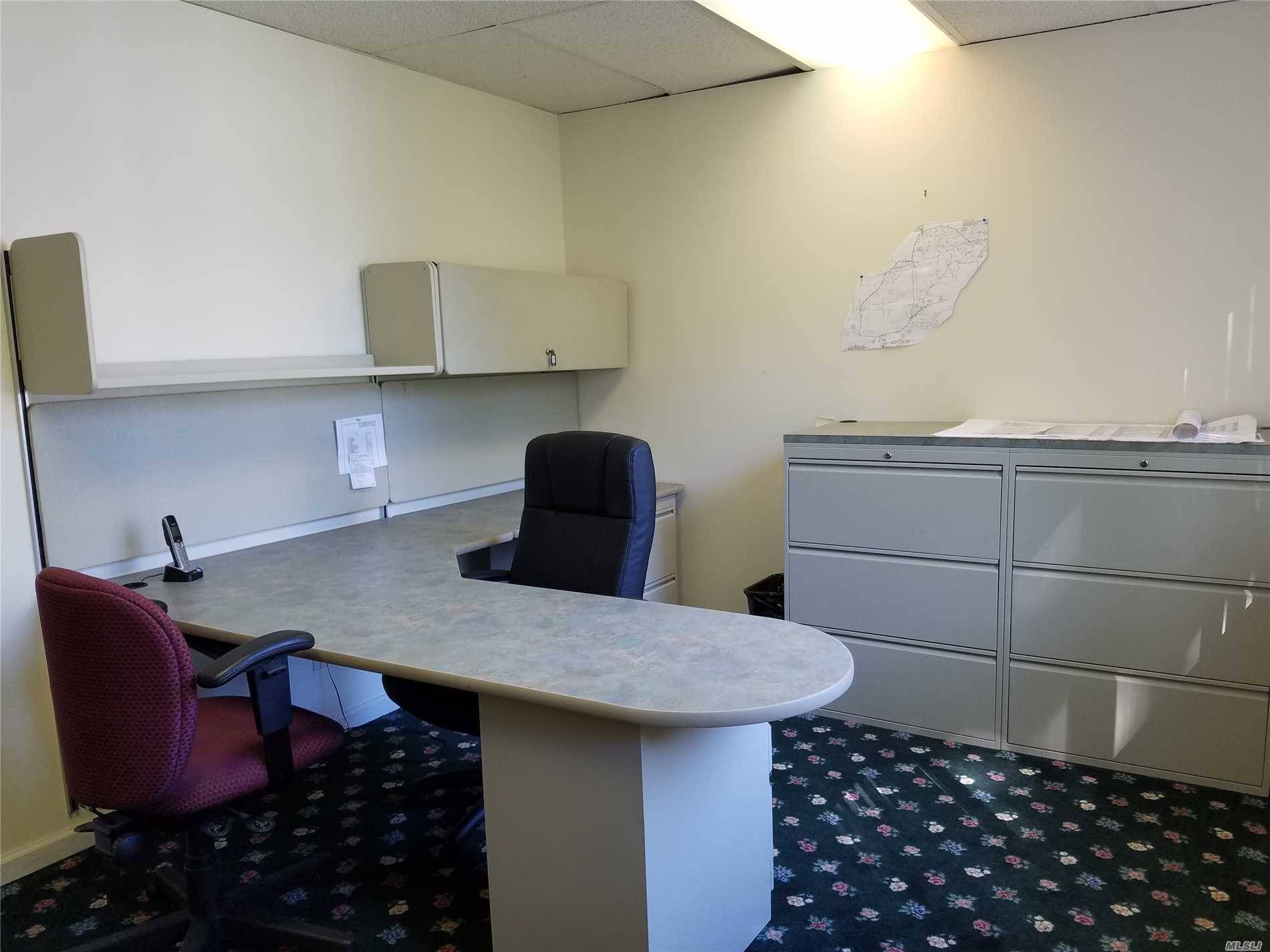 Fully Furnished Office Space Located In Huntington On 25A With Private Parking Lot !