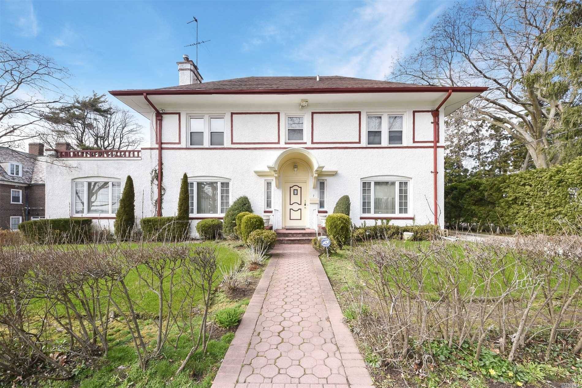 Prime Douglaston Manor With Water Views From Both Floors Overlooking Little Neck Bay.