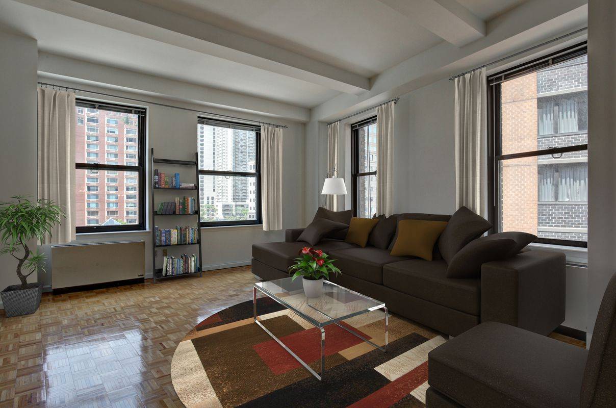 Spacious 1BR Pre-War Luxury Building in Financial District with No Fee