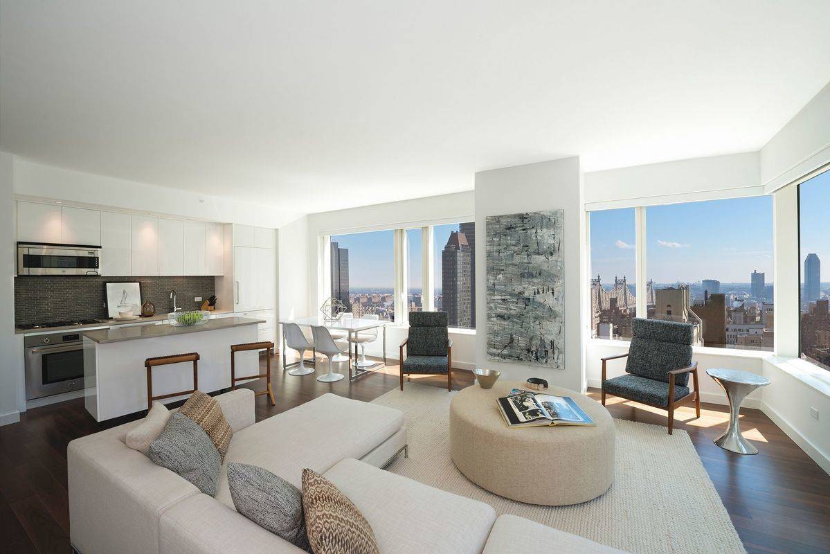 Modern 3 Bedroom 3 Bathroom in Midtown East in a New Luxury Building with Doorman, Fitness Room, Playroom, Business Center and other Amenities *NO FEE*