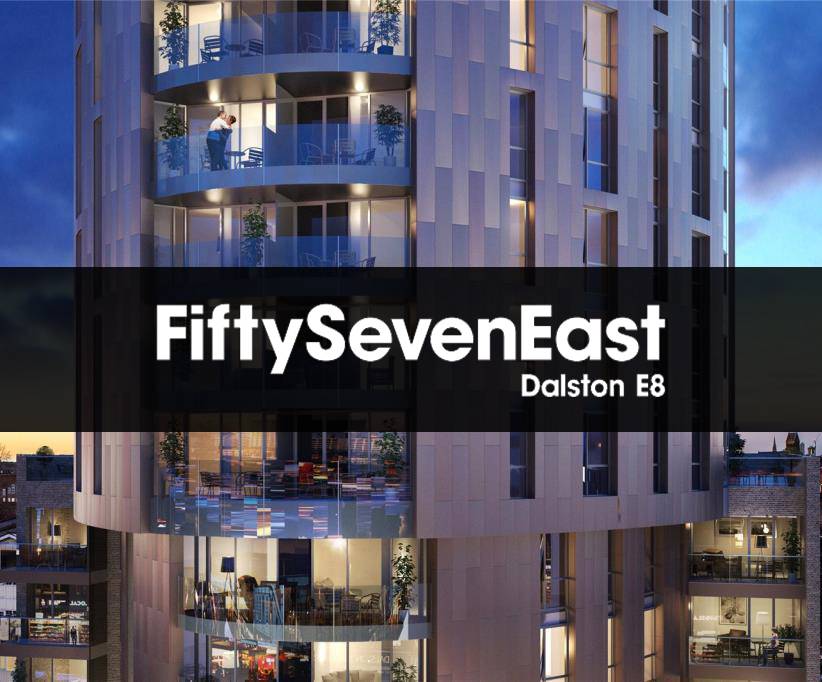 2 bedroom apartment in FiftySevenEast - New London Development in Dalston, E8