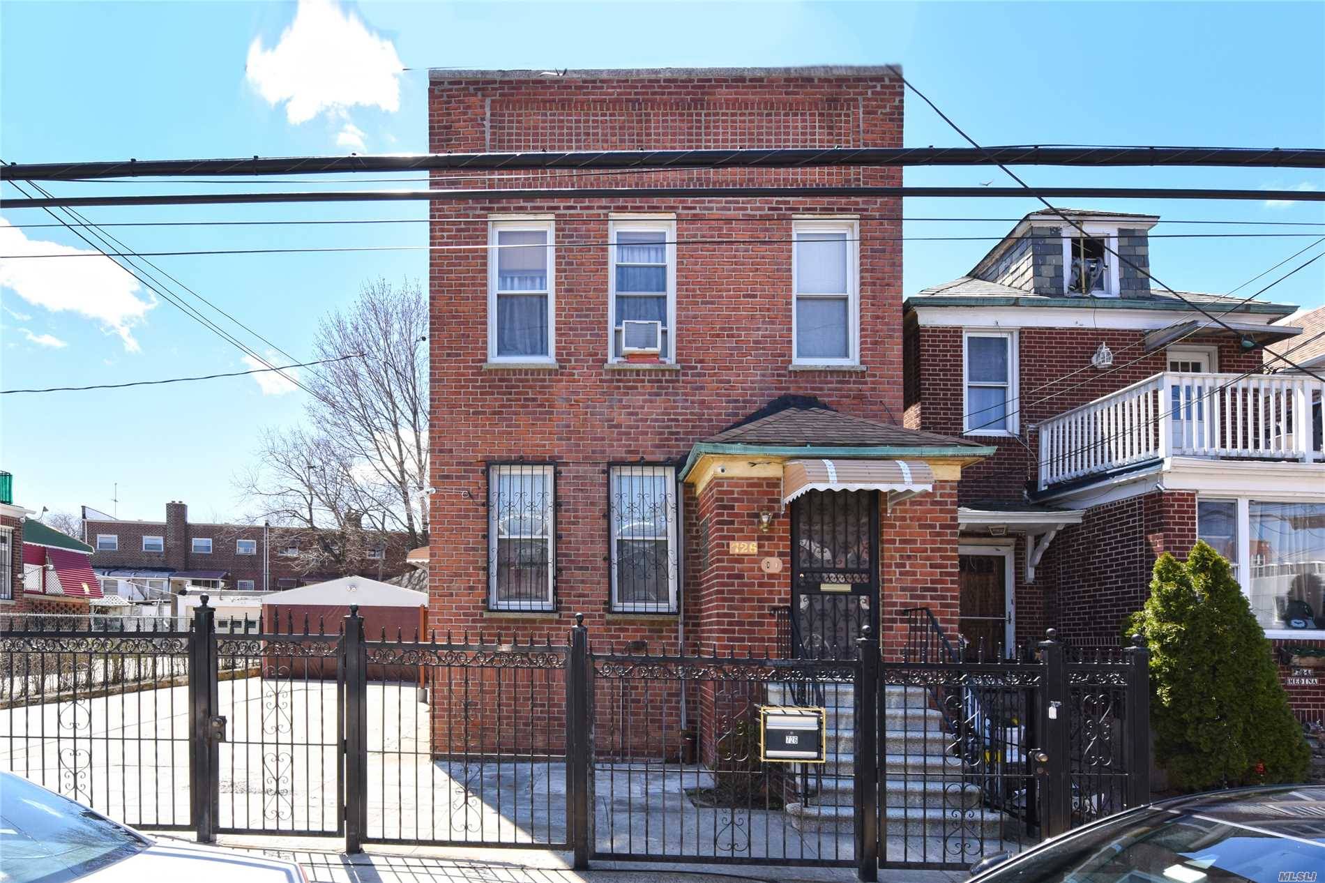 Fantastic Live-In Investment Property Located In The Wakefield Section Of  The Bronx!