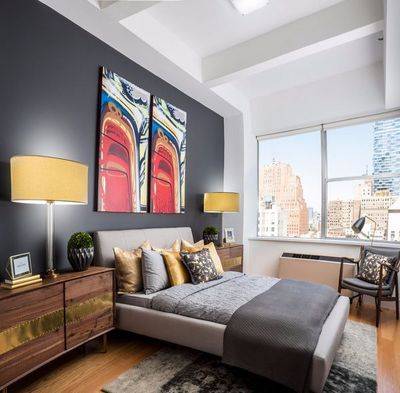 Bright Luxury 1 Bedroom with City Views in Tribeca -NO FEE