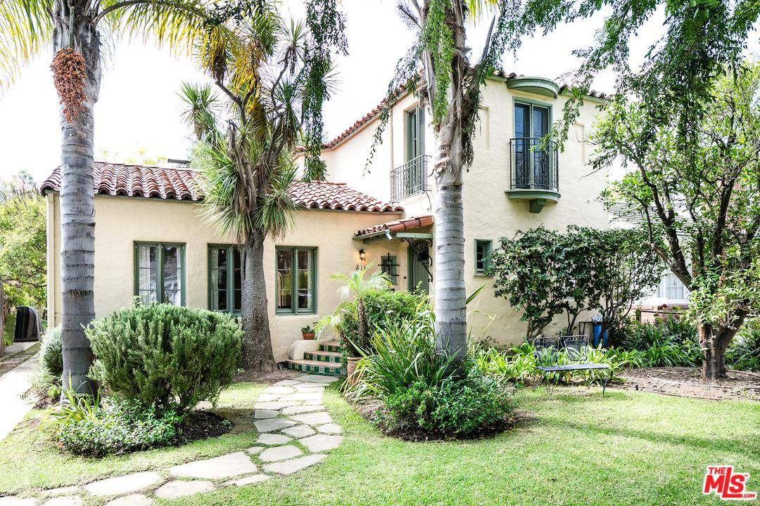 Two-story Spanish style jewel box available amidst the most desirable location in Brentwood