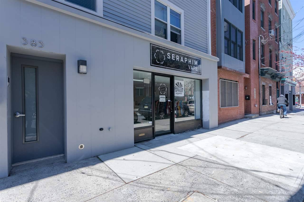Great retail space and location for retail or an office in a high traffic area off Newark St in the Grove St section of Downtown Jersey City