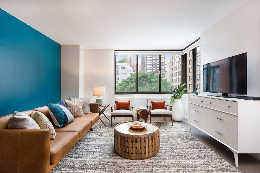 No Fee Full-Service Luxury Studio Apartment Rental in Midtown’s Kips Bay