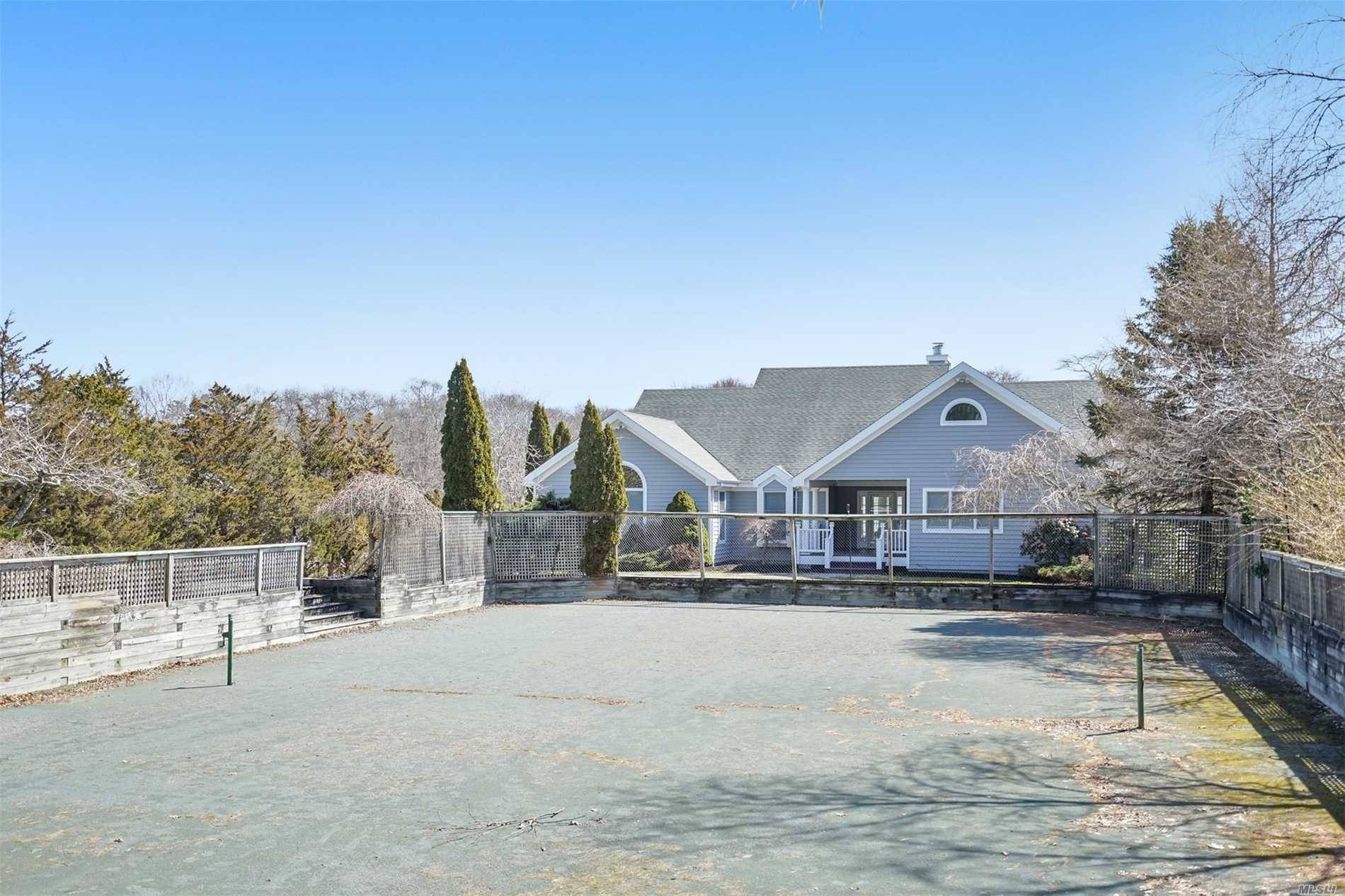 Beautiful Westhampton Pool Home With Attached Guest Living Quarters.