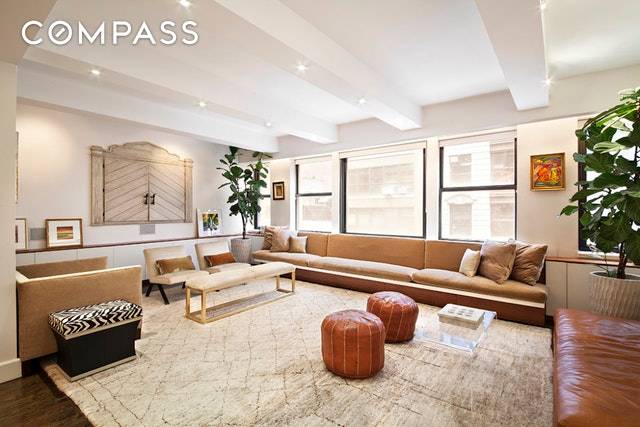 Located in the heart of Manhattan's historic Flatiron District, this recently renovated three bedroom, two bathroom floor through loft residence is 2, 300 square feet of pure luxury.