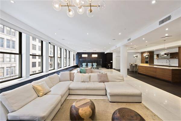 A palatial loft in the heart of the Flatiron District, this 4, 600 SF designer home has been meticulously customized into a truly magnificent space.