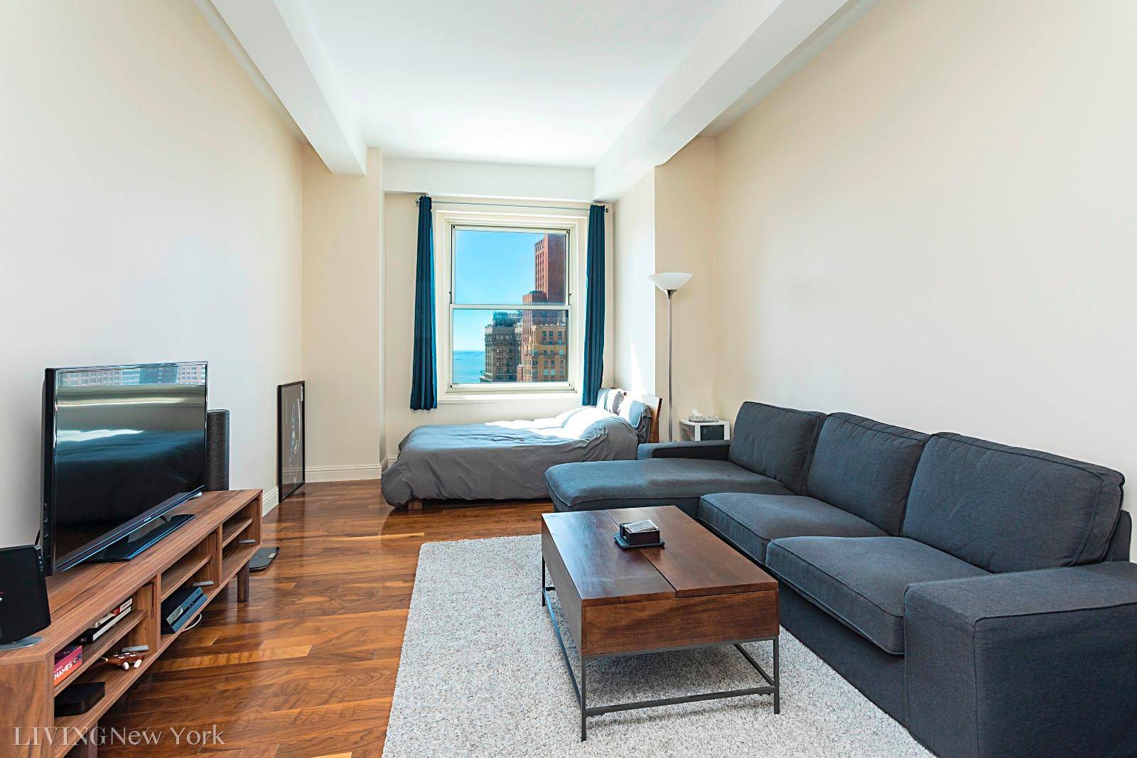 This beautiful, airy studio is located in downtown Manhattan at the Greenwich Club Residence.