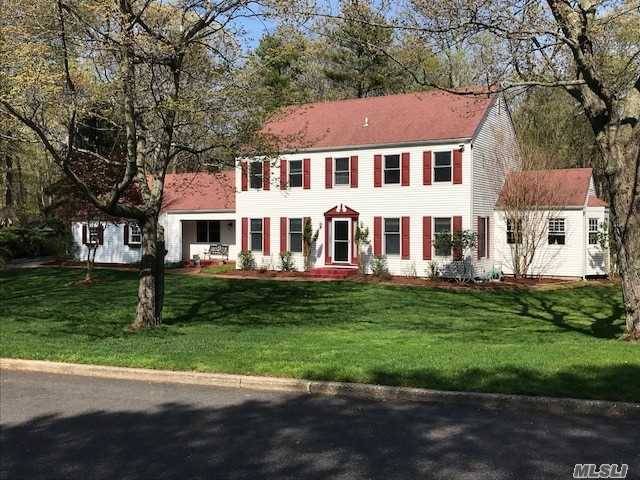 A Spacious Clarendon Colonial With Park Like Property, In Ground Pool, Privacy, 70 Gal Hw Heater,  7 Zone Igs, Cvac, New Anderson Windows.