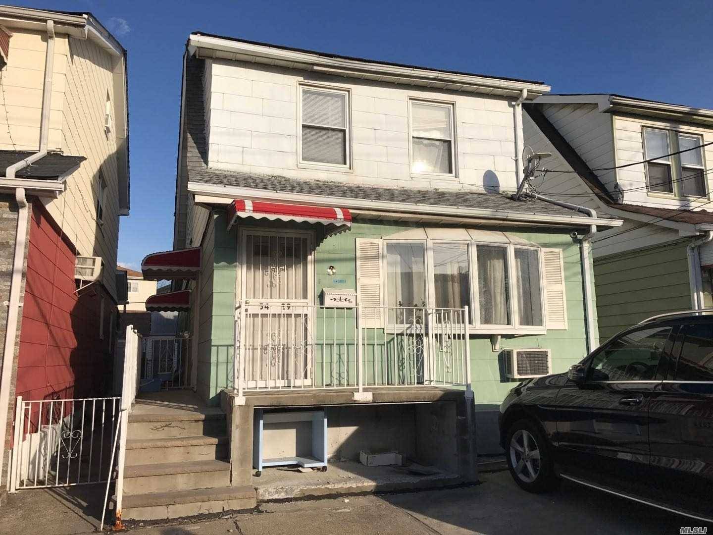 Great Legal 2 Family House For Rent, Great Location, Excellent Condition, Near Kissena Park, Main St.