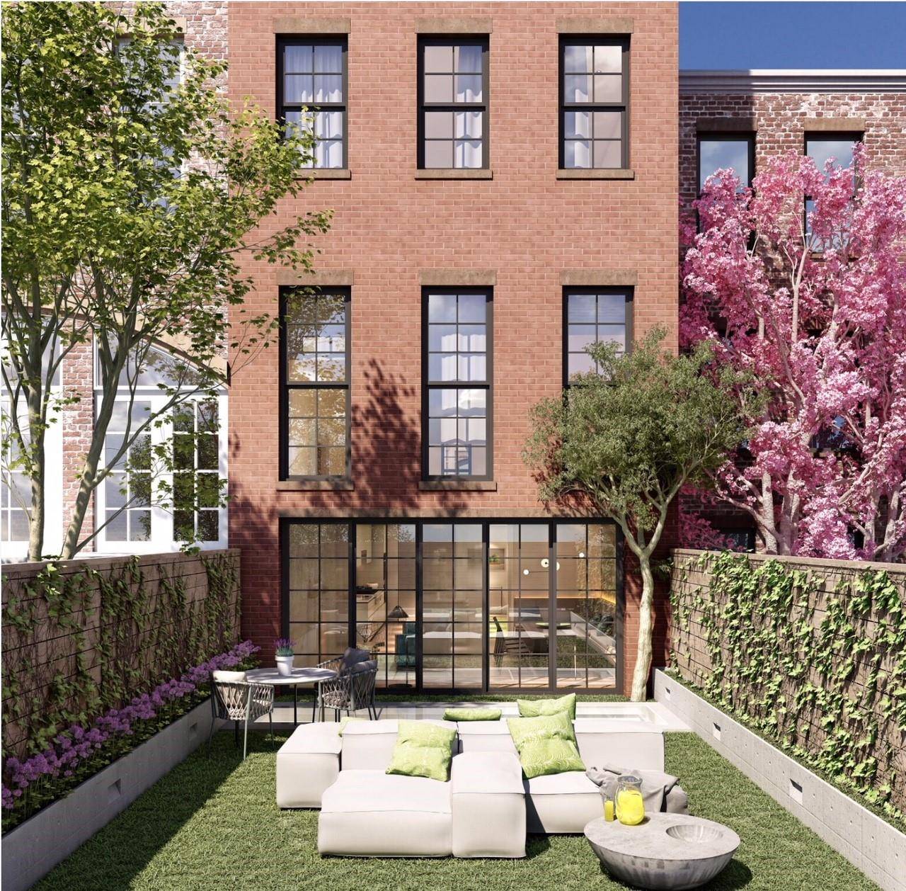 BEAUTIFUL WEST VILLAGE TOWNHOUSE WITH FULLY APPROVED LPC DOB APPROVED PLANS, EXPANDABLE TO 7500 SF 54 Charles Street is a 20' wide Greek Revival Townhouse on one of the finest ...