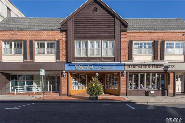 Two Story Building For Sale On A Busy Main Street In Glen Cove.