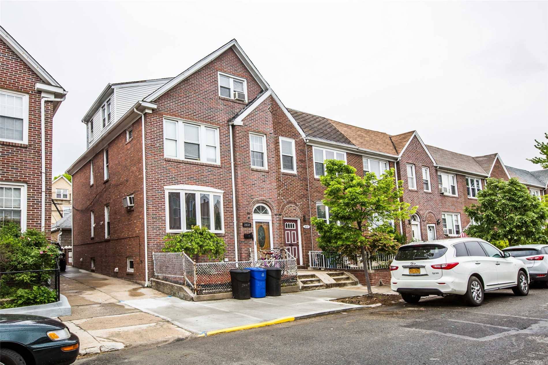 Rare Opportunity Legal 2 Family House In Astoria/Lic, R5 Zoning, 2 Car Detached Garage.