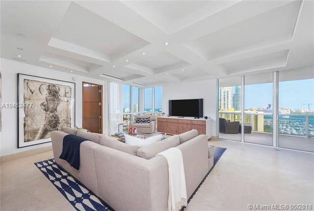 This impeccably Renovated Combo Unit sits on the 15th Floor of Murano Grande W/ Ocean and Sunset Views