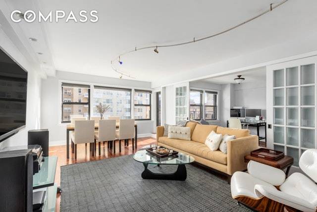 Welcome home to this sun blasted, south facing gracious junior four in a triple prime central Greenwich Village cooperative.