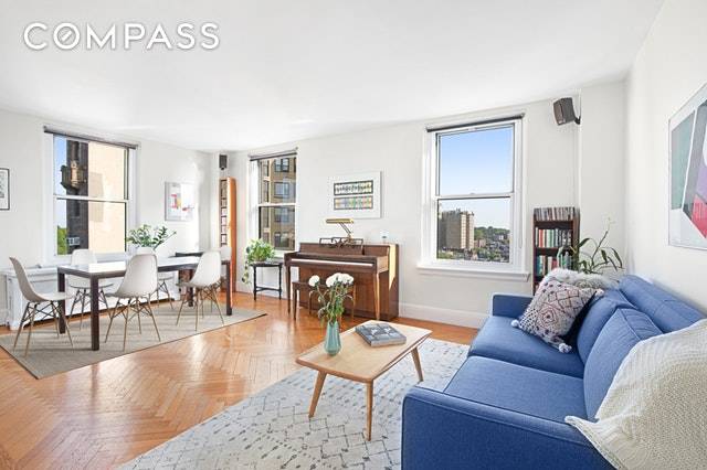 Perched high above Grand Army Plaza, the views from this home will take your breath away.