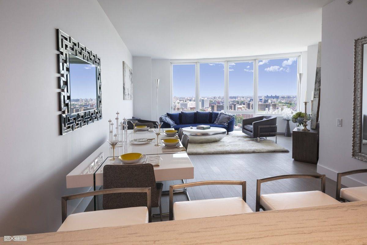 Massive living space with floor to ceiling windows for the most breathtaking views