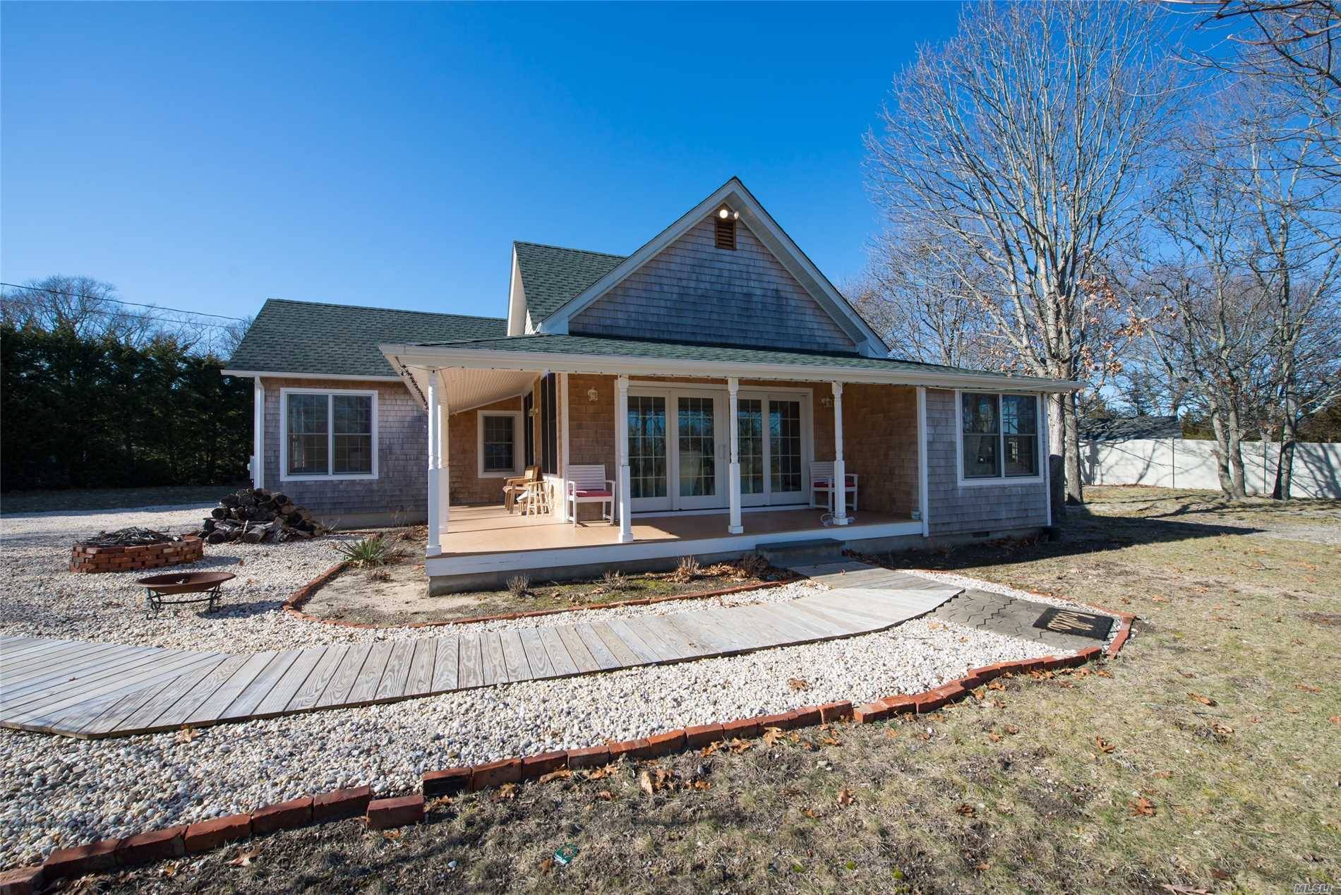 Waterfront Ranch Set Back On Over An Acre Of Property With Its Own Deep Water Dock.
