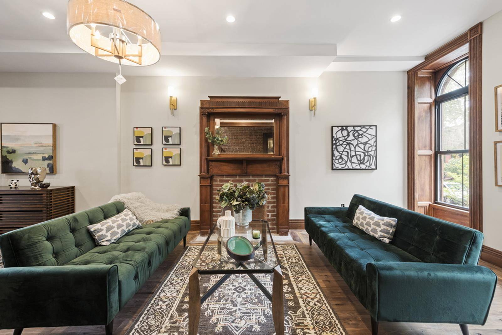 A gut renovated two family brownstone graced with chic finishes and a host of restored original details, 729 Hancock is a study in contemporary Brooklyn luxury.