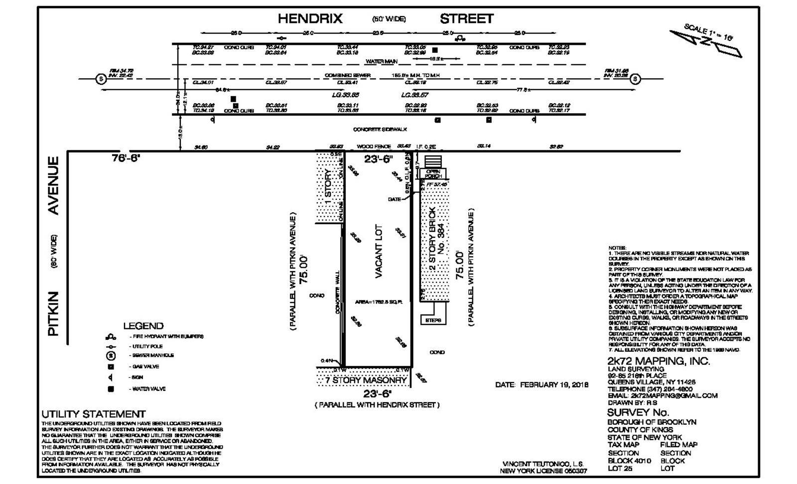 382 Hendrix St is located in NYC zone R7A with commercial overlay of C2 4.