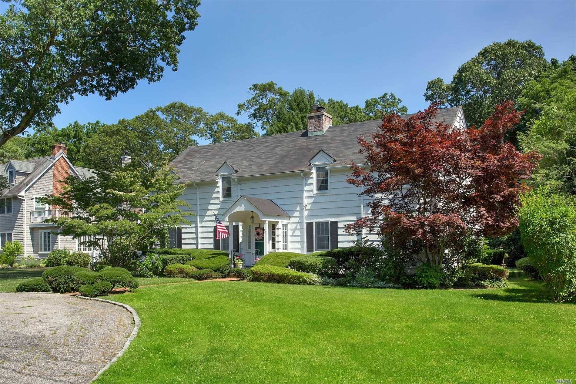Beautiful Colonial In The Heart Of Brightwaters, 5 Bedrooms, 3.