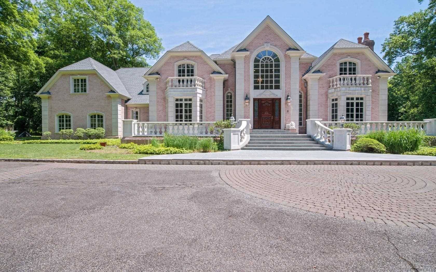 Magnificent Brick Manor Estate Reminiscent Of The Gatsby Era Is Evident In This Unparalleled Opulent And Grand Residence.