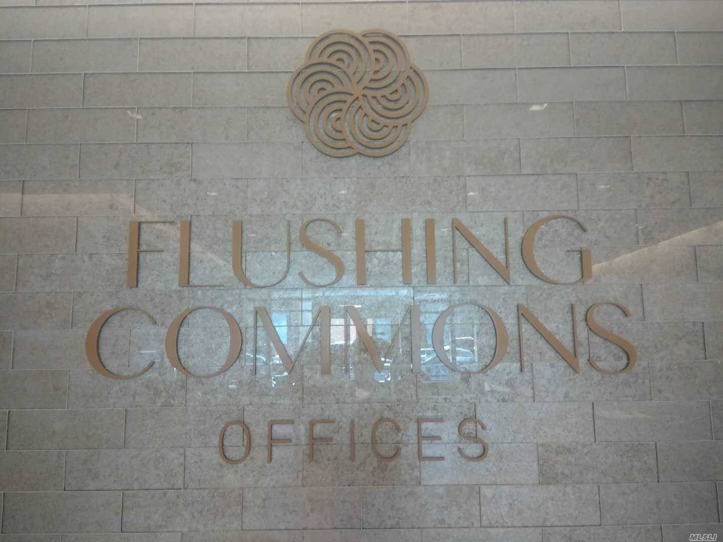 Brand New Office Suite For Lease In The Exclusive Flushing Commons In The Center Of Downtown Flushing.