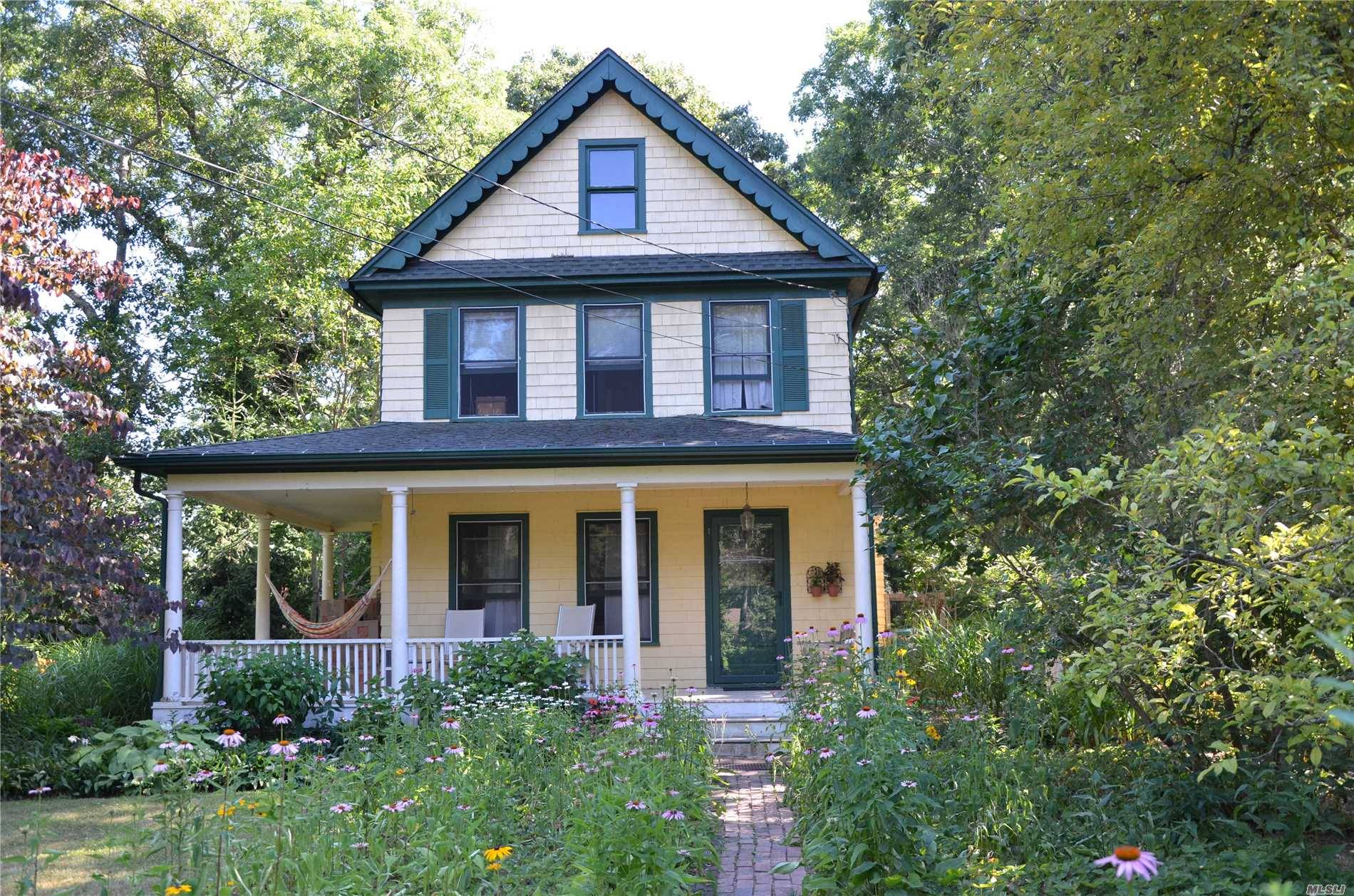 Step In To A Piece Of North Fork History When You Enter This Charming 3 Bedroom, 1.