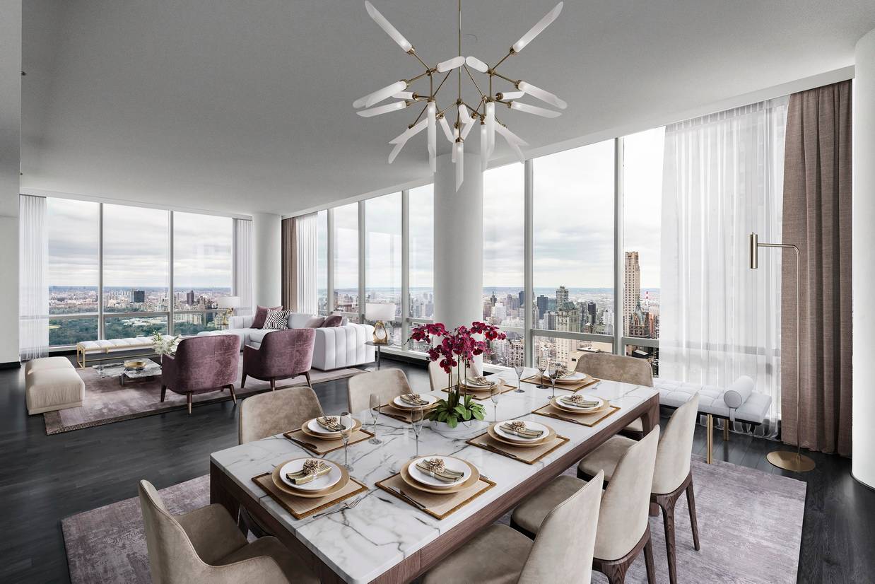 Incredible Central Park Views! Expansive 4 bed/4.5 bath at One57