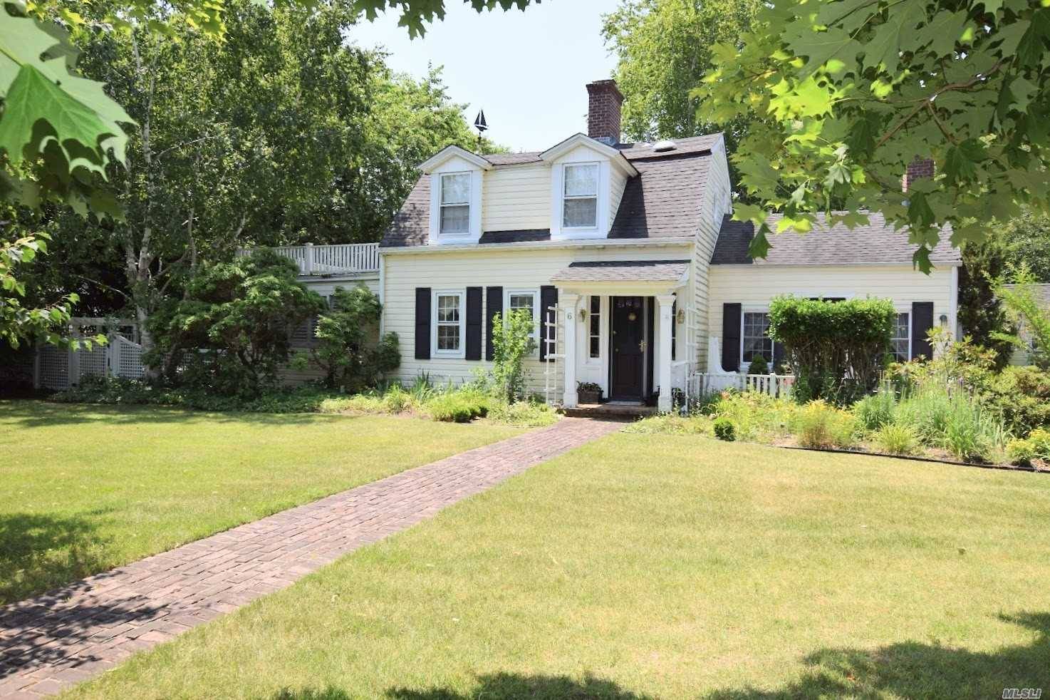 Darling Historic 1800'S Cottage Features Beautiful Entry Foyer, Formal Living Rm W Fireplace, Formal Dining Rm W Fireplace, Office, 3 Season Rm W French Doors To Yard, Large Country Kitchen ...