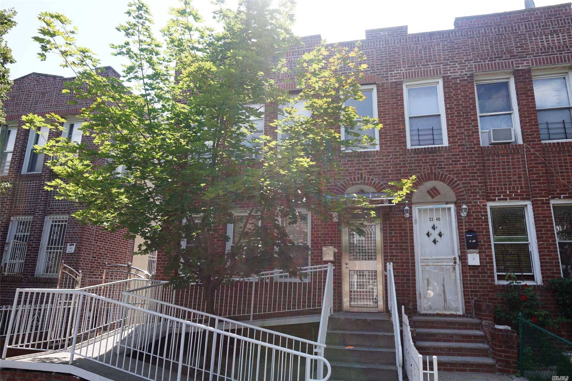 Great Opportunity: Extra Large Well-Maintained 2-Family Semi-Detached Brick.