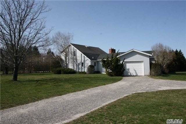 Great Five Bedroom Contemporary Located On Over An Acre South Of The Highway In Remsenburg.