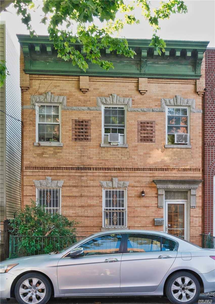 A Rare Find, This Ditmars/Steinway Is A Legal Three Family Semi-Attached Town House With A Finished Basement On A Lovely, Wide, Tree-Lined Street.