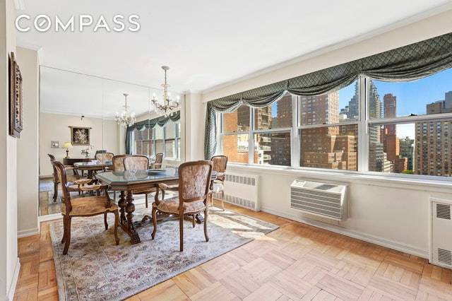 Just a few floors from the top of the full service co op, The Theso, lives this high floor A Line home with unobstructed eastern views and beautiful light from ...
