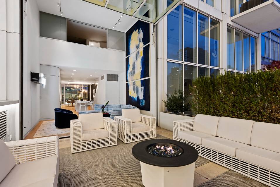 Chelsea Duplex Condo with Fully Retractable Wall and Massive Private Garden