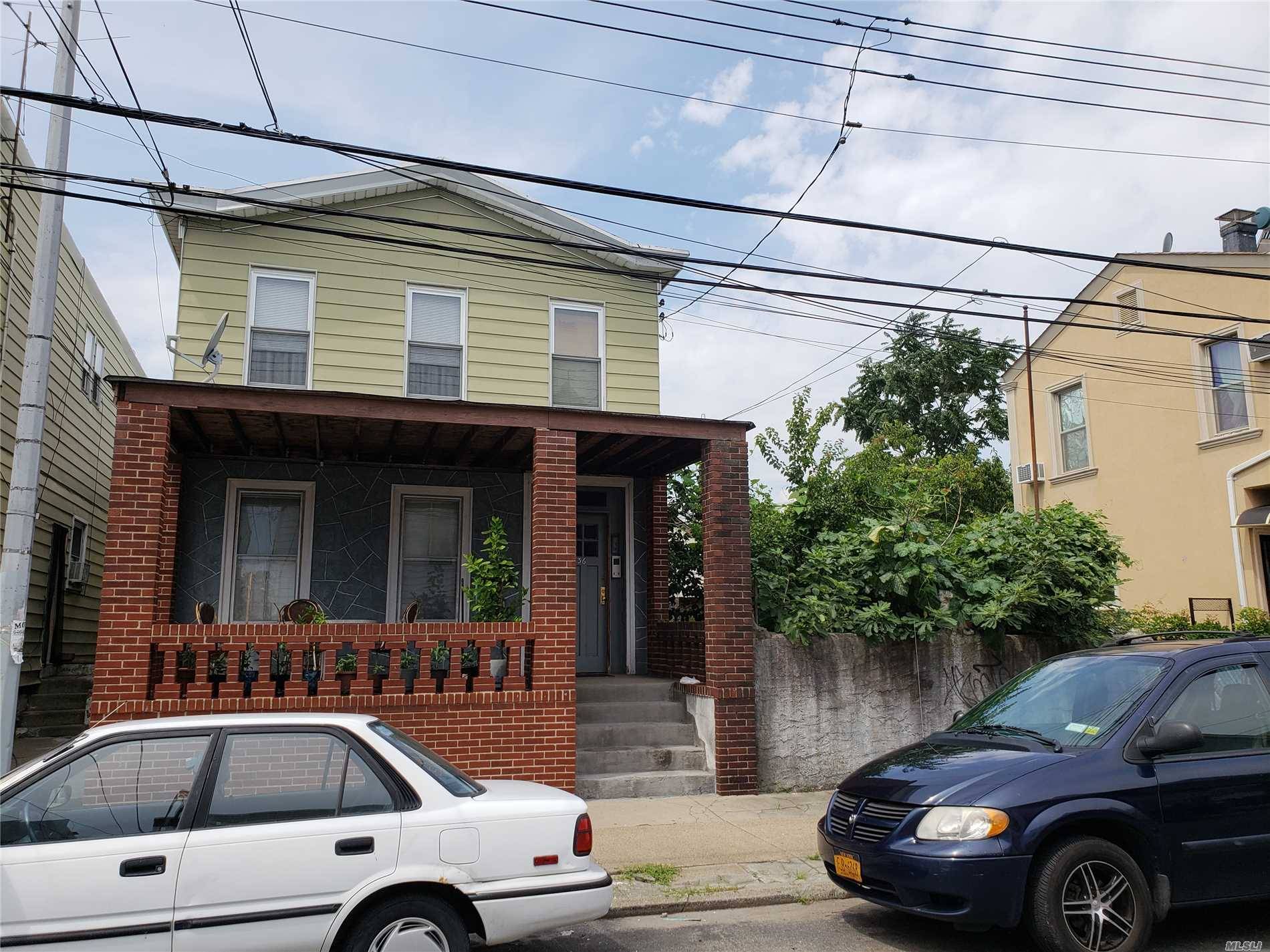This 2 Family Home Sitting In The Heart Of Ozone Park Has 5 Bedrooms, 3 Full Baths, Full Basement With Laundry Room, Separate Entrance, Private Driveway With A 2 Car ...