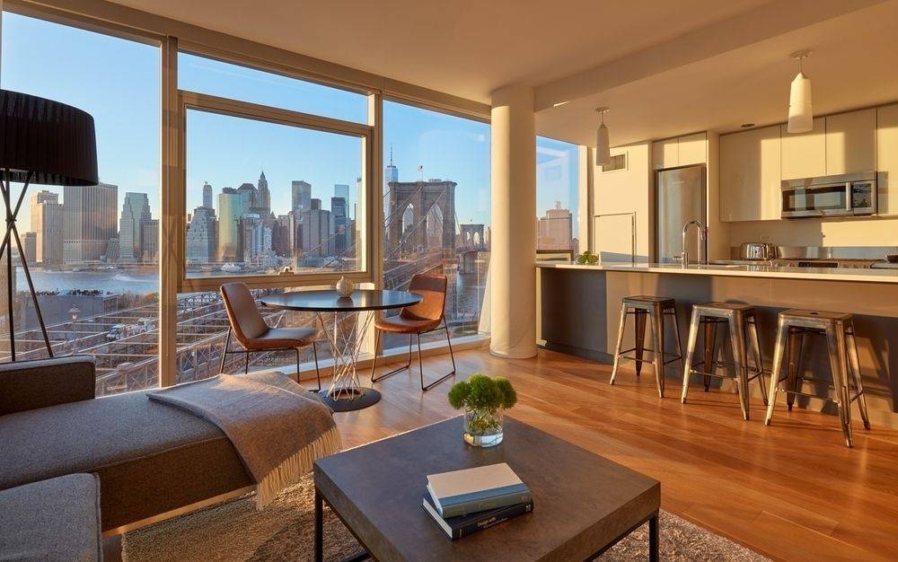 Corner Luxury 2 Bedroom**Brooklyn Bridge View**Floor to Ceiling Windows**Dumbo