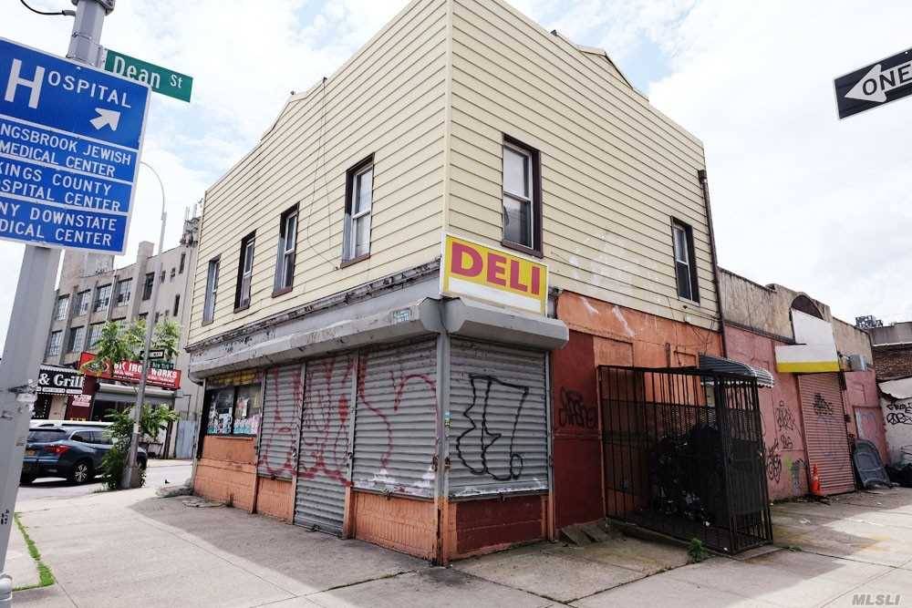 Two Family Mixed-Used Building With Storefront In Ocean Hill For Sale!