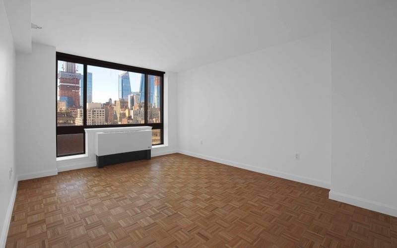 Flex 2 Bedroom..Full Service building..Great NYC Views from every window! For Rent Manhattan Midtown West Apartment Rental 24 Hour Security Guards, Central Air Conditioning, Dishwasher, Elevator, Fitness Facility, Laundry Room