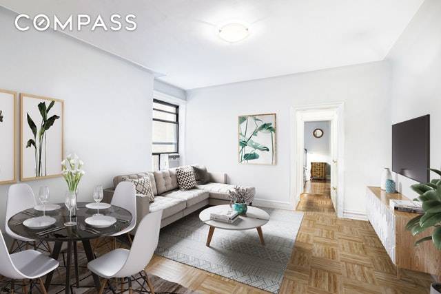 Make your home on one of New York City's loveliest streets in this flawless one bedroom co op blending old world architecture and modern updates directly across from Prospect Park.