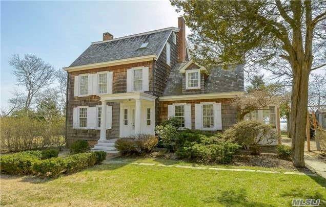 See The Sunrise Over Peconic Bay From This Historic Home - Built In 1812 And Moved To This Bluff In 1911 As Part Of An Artist's Colony.